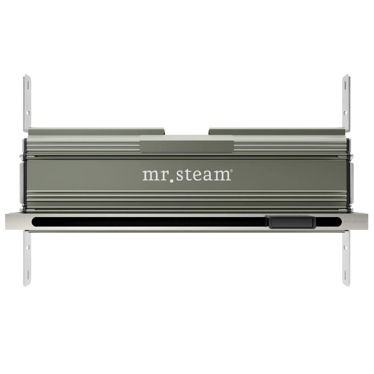 Aroma oil tray in neutral finish attaches to the steam head with or diverter is included