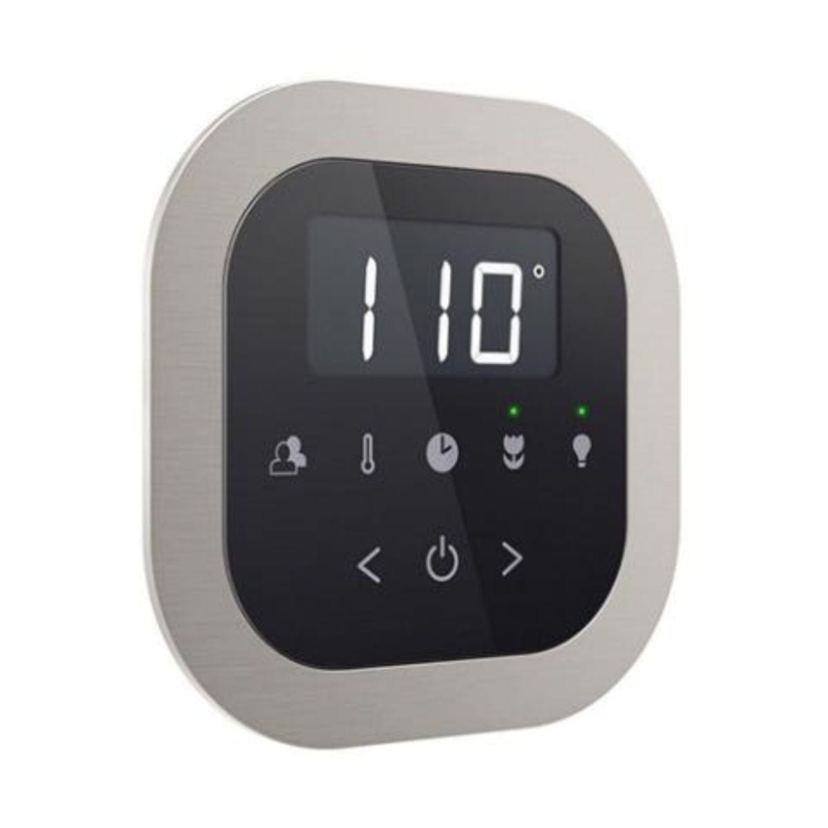 Consists of a sleek bezel into which the control snugly fits