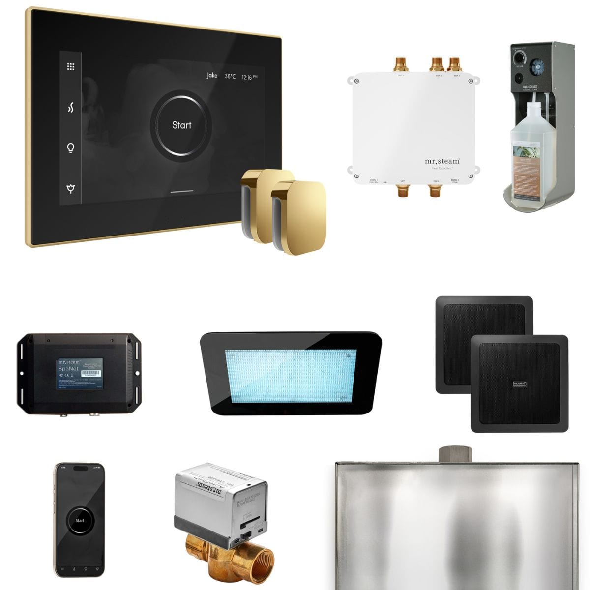 And now completely blissful with the addition of the innovative SpaH2O electronic shower valve