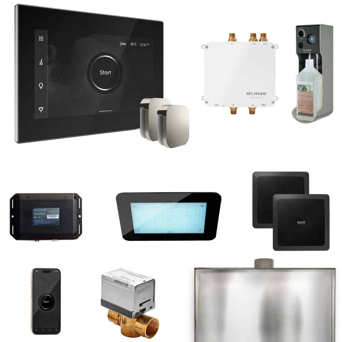 Package includes the AromaSteam System