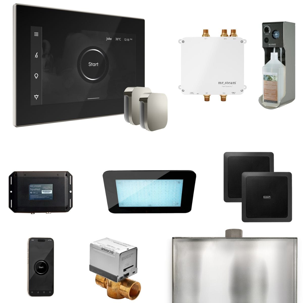 Package includes a 1-liter bottle of Eucalyptus Fragrance