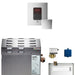 The elegant design and easy-to-use interface of our classic steam shower control features an easy-to-read LED display
