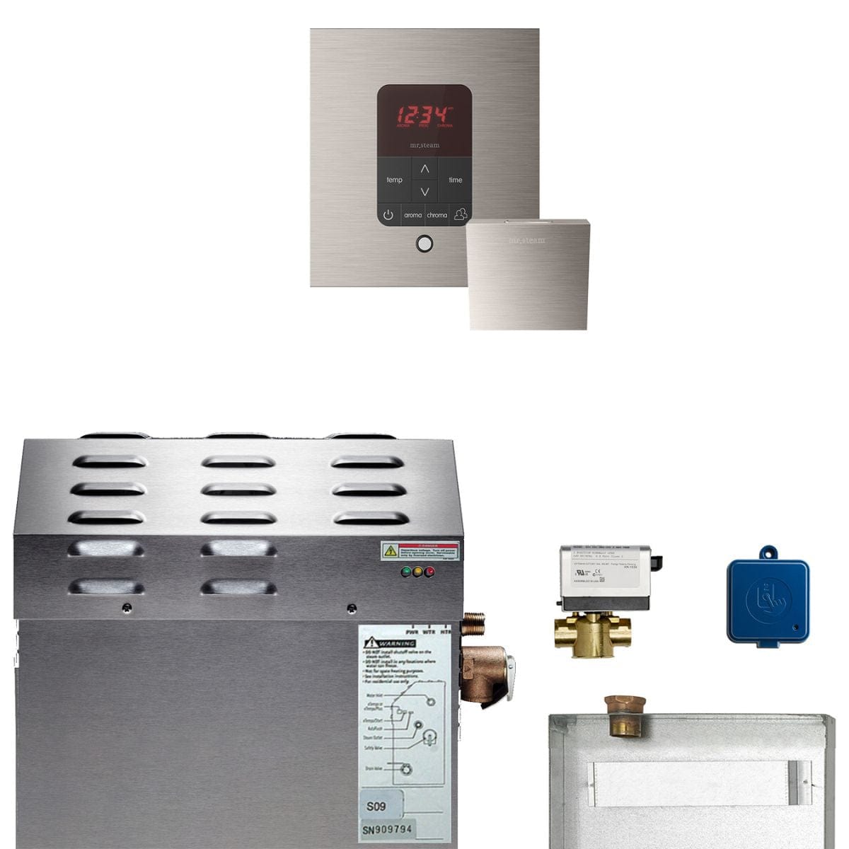 Precise temperature and SteamShower duration