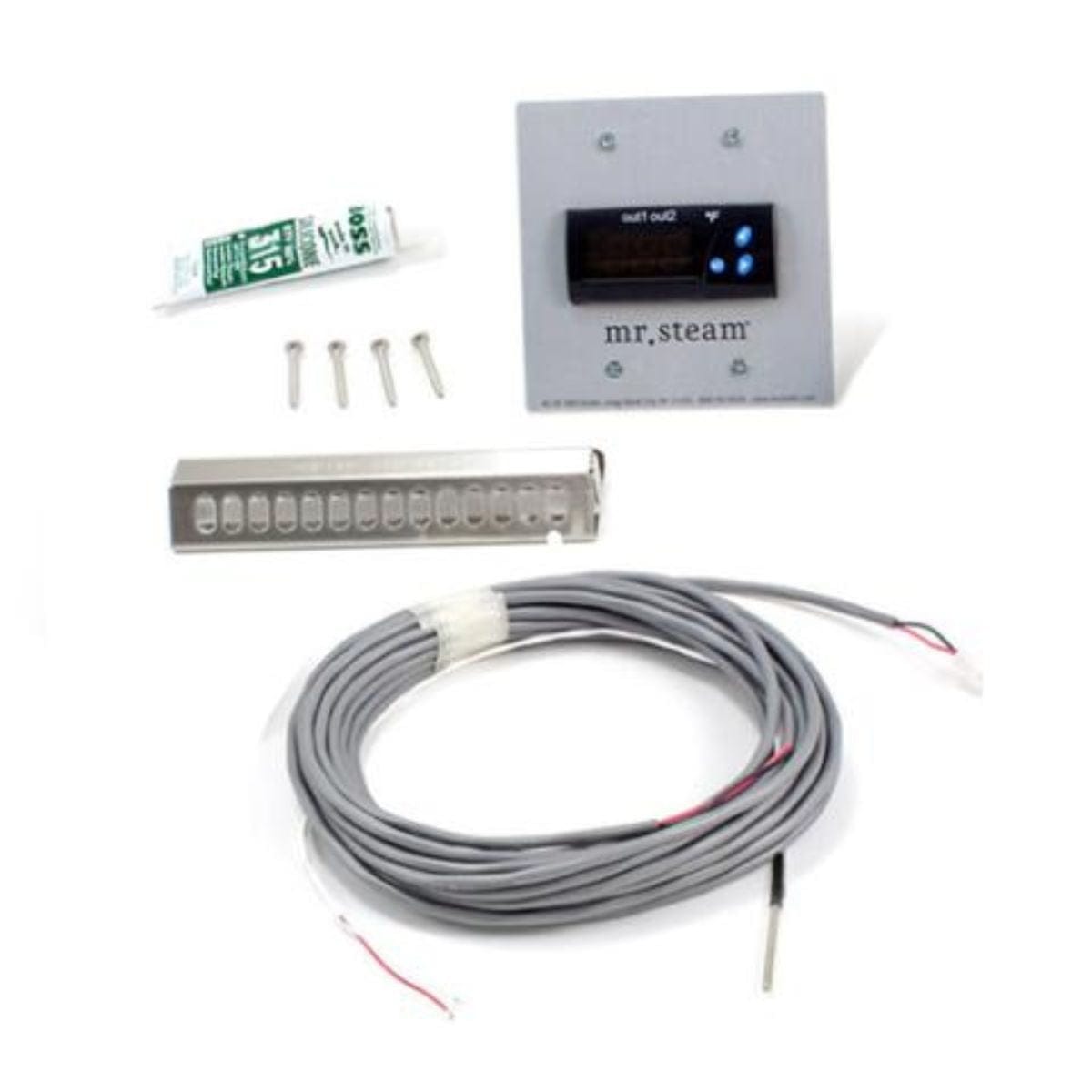 The D1 Plus Digital Control maintains the steam room operating temperature as well as having a built-in high temperature safety setting