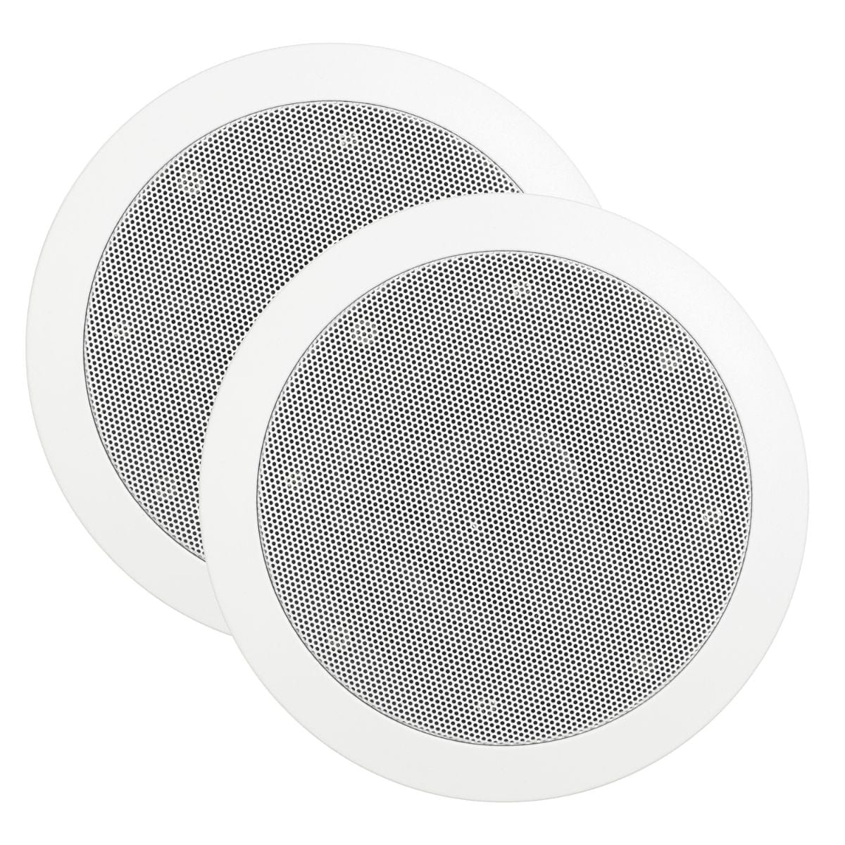 ABS frames with white powder-coated grills