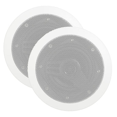ABS frames with white powder-coated grills