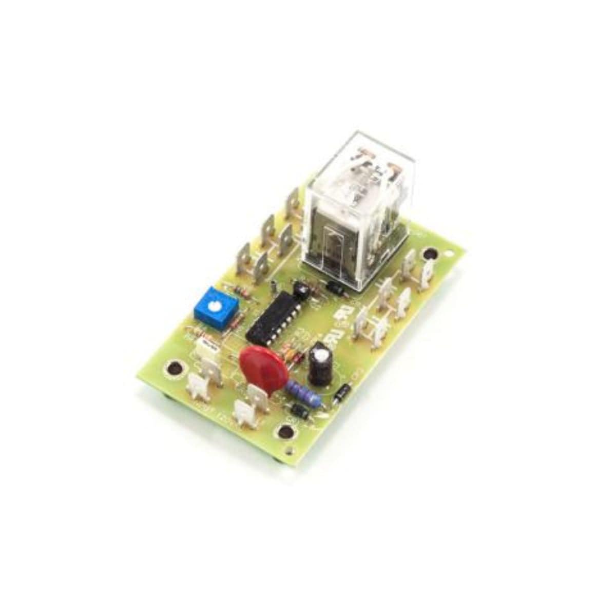 The Mr. Steam Time Delay (TDR) PC Board initiates and terminates the blowdown valve