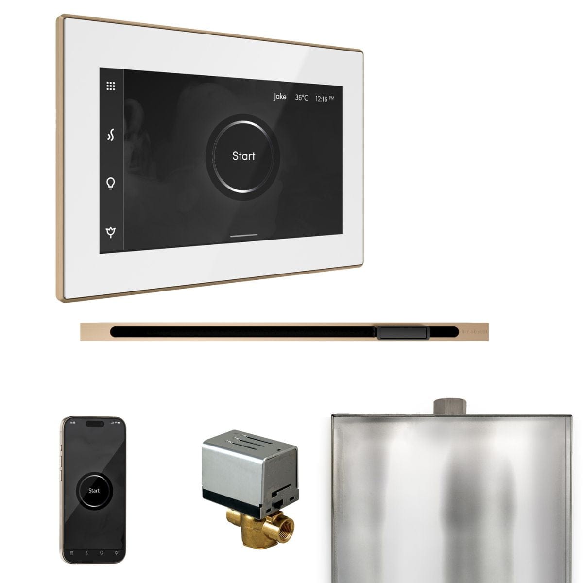 Automatically preheat your SteamShower so it's ready when you are