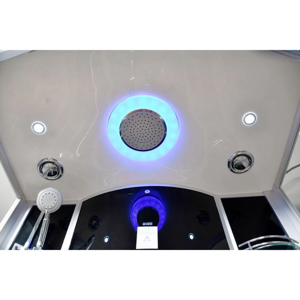 Platinum 2 Person Free-Standing Steam Shower - Black