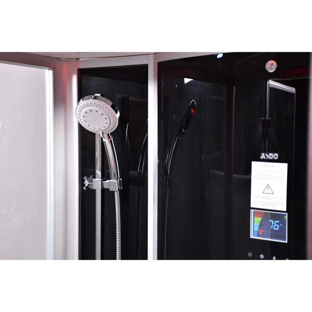 Platinum 2 Person Free-Standing Steam Shower - Black