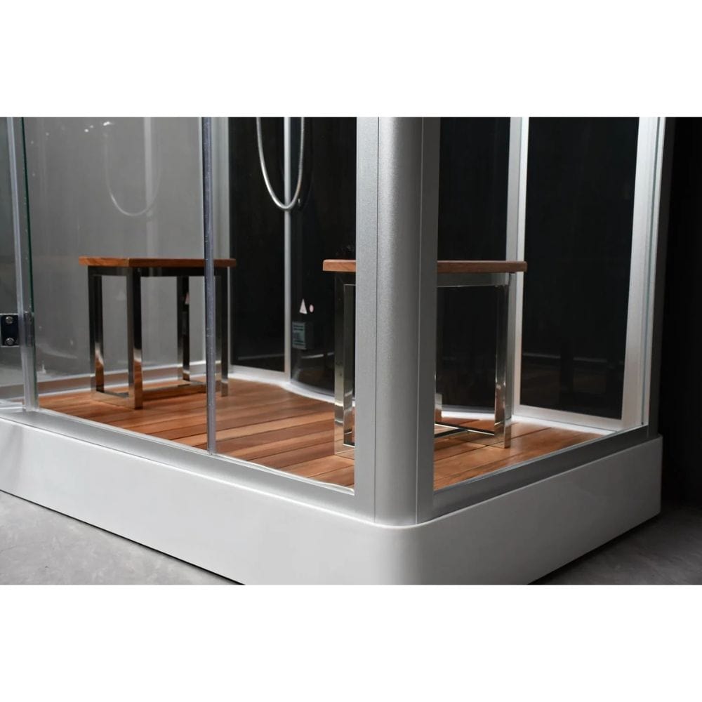 Platinum 2 Person Free-Standing Steam Shower - Black