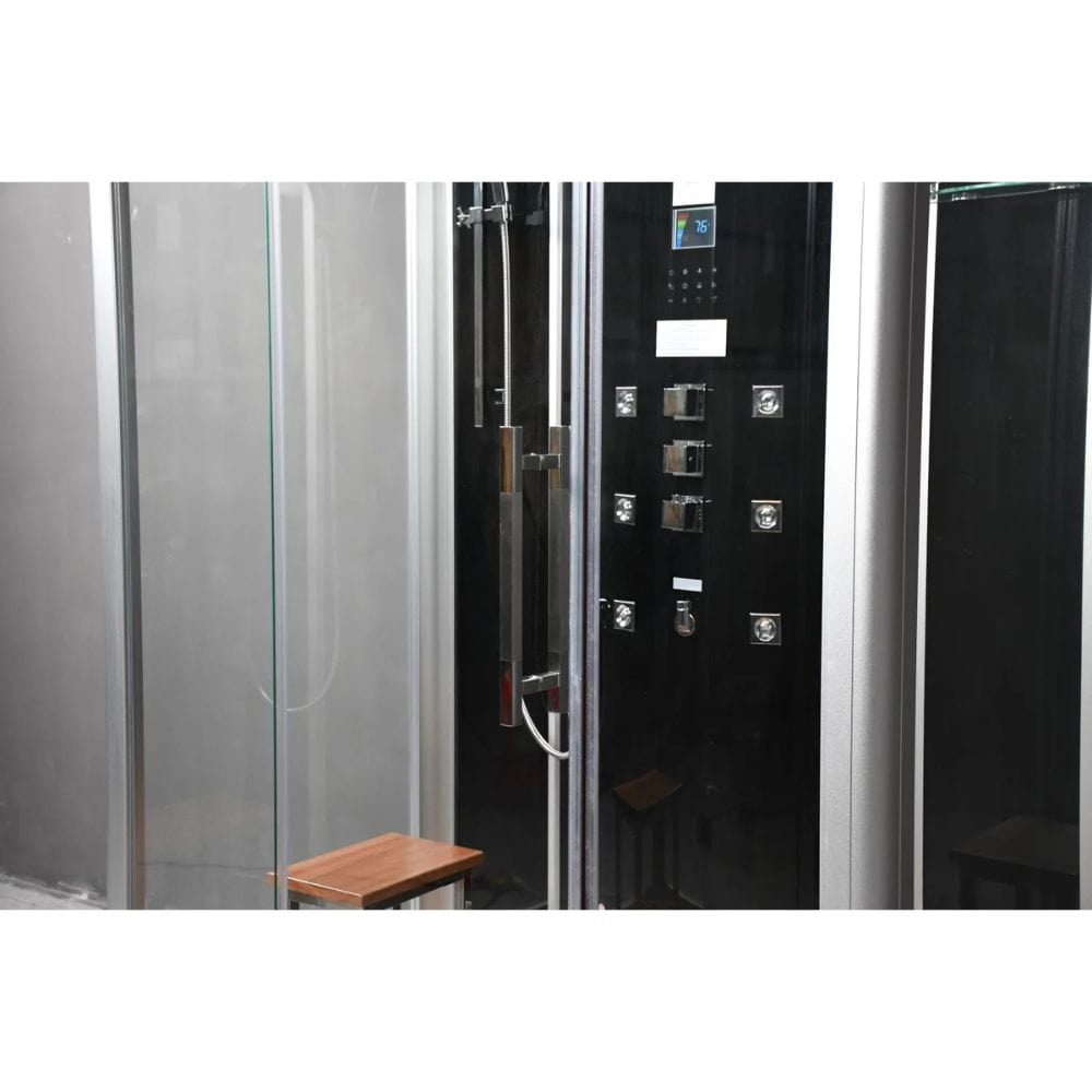 Platinum 2 Person Free-Standing Steam Shower - Black