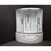Platinum 59" Corner Steam Shower Jetted Tub Clear Glass