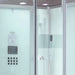 Platinum 89" Steam Shower with Shower System on Right - White