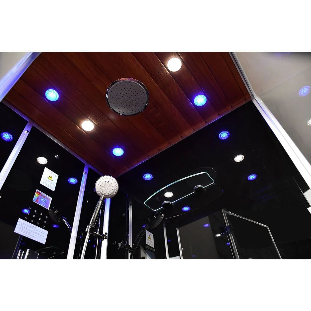 Platinum Black 2-Person Steam Shower 