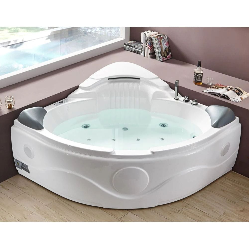 Platinum Corner Combination Air and Whirlpool Bathtub