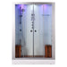 Platinum Steam Shower White Glass