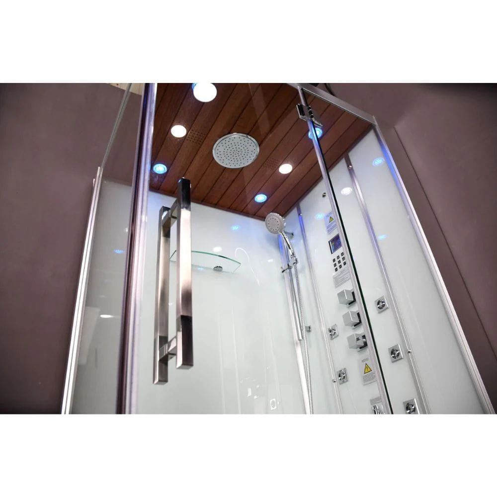 Platinum White 2-Person Steam Shower 