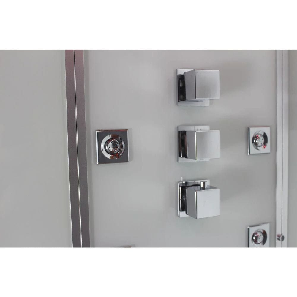 Platinum White 2-Person Steam Shower 