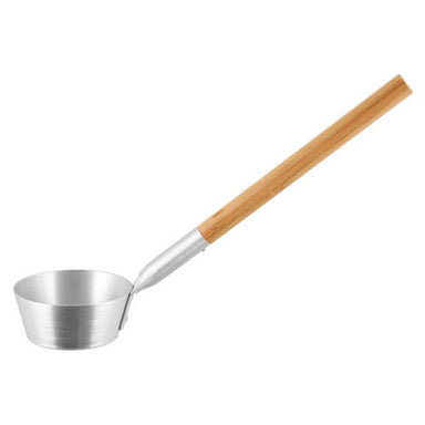 Sleek color-anodized aluminum ladle
