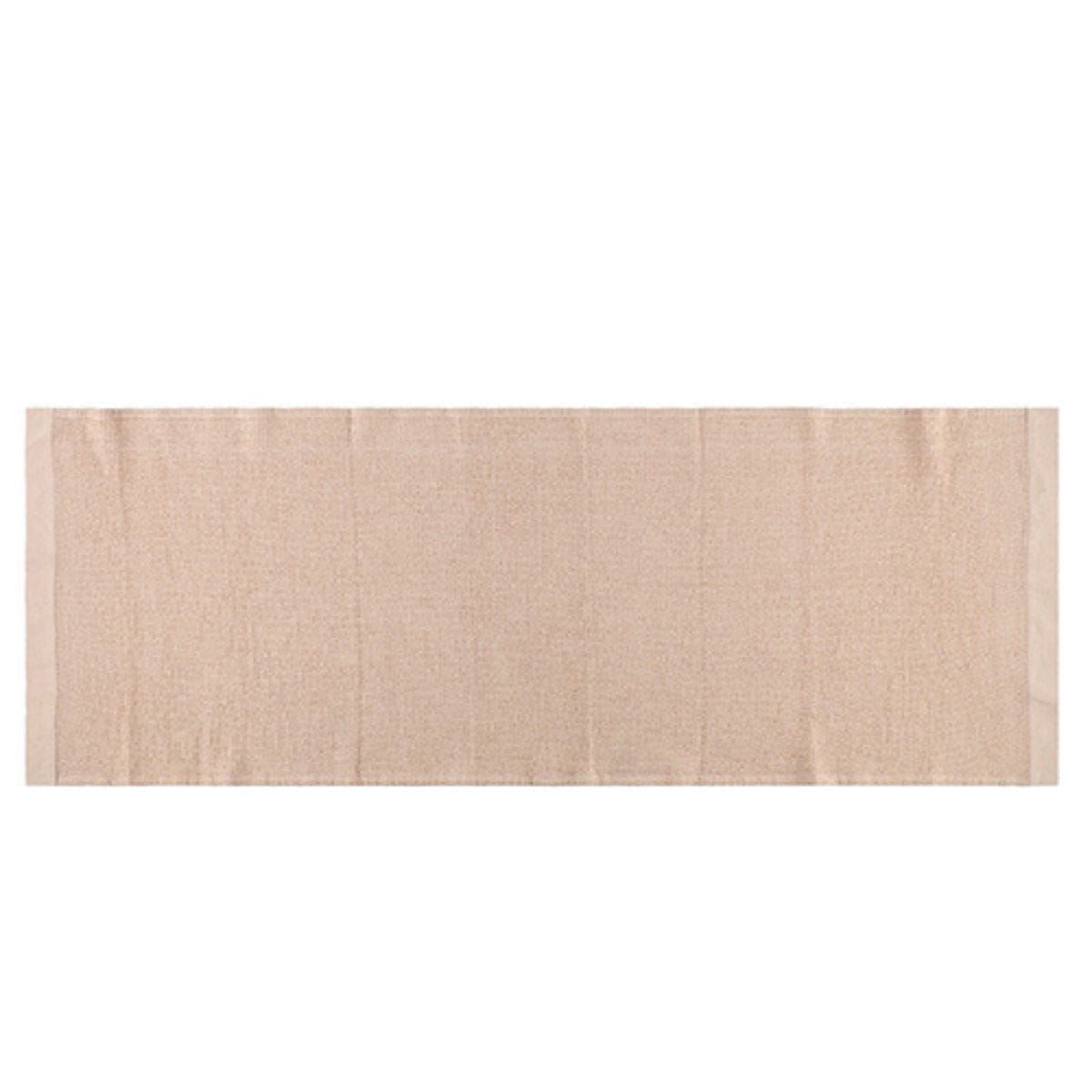 Comfy sauna seat cover with chambray borders