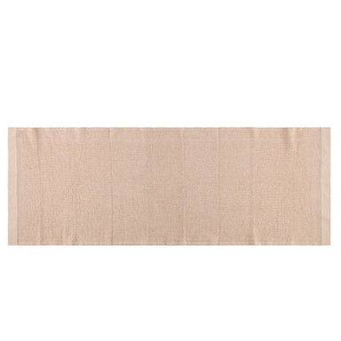 Comfy sauna seat cover with chambray borders