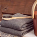 Kenno sauna textiles are made of recycled cotton