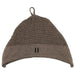 The sauna hat protects the hair and scalp from the heat of the sauna