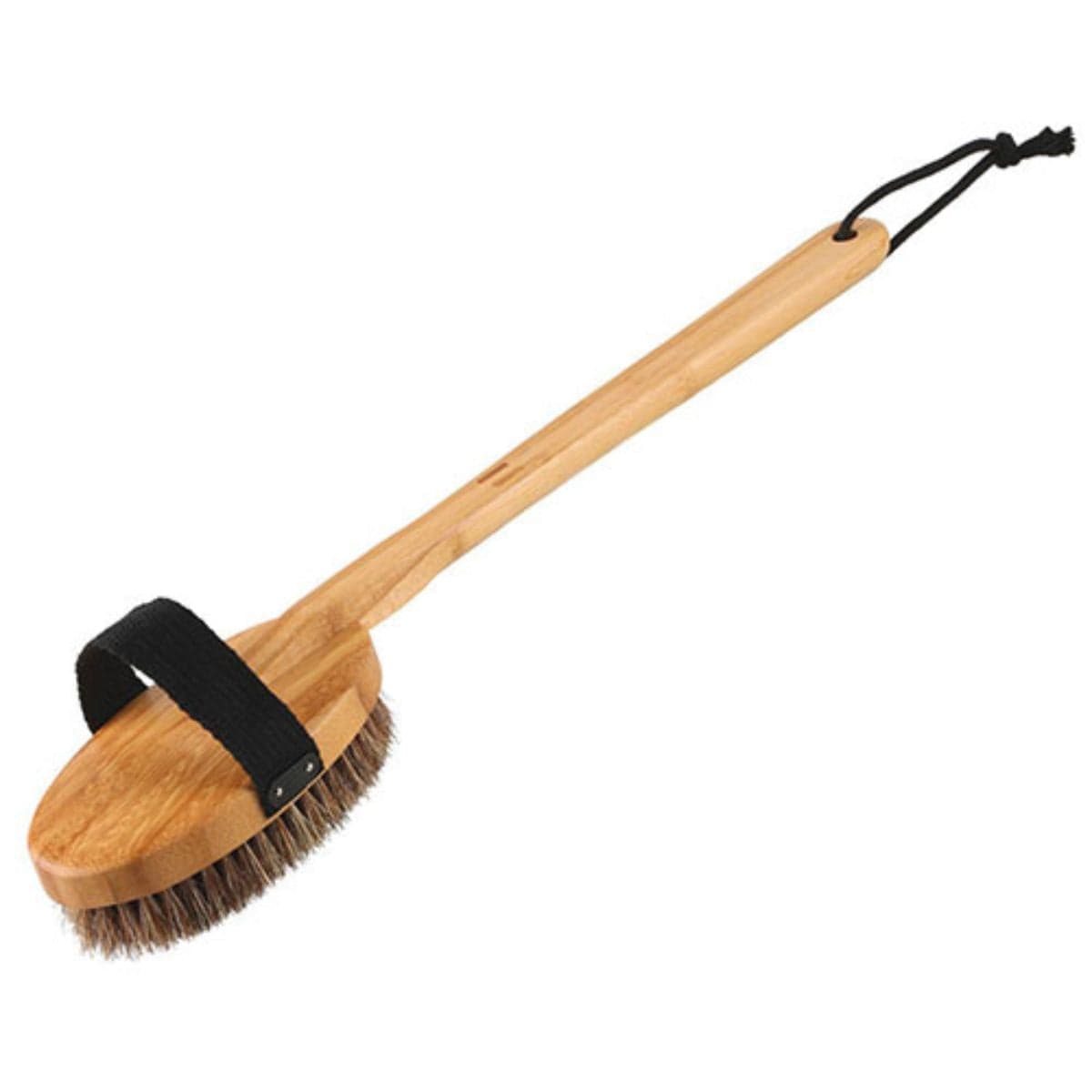 Bamboo and natural hair bath brush