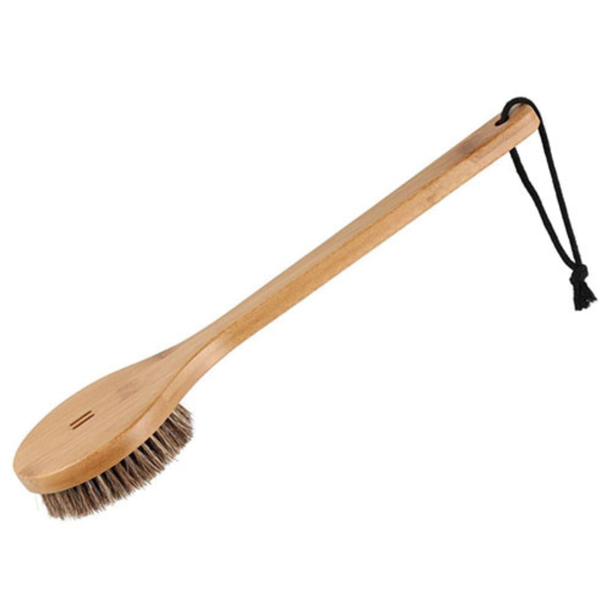 Bamboo and natural hair bath brush