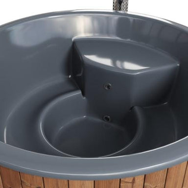 SaunaLife Model S6N wood-fired hot tub
