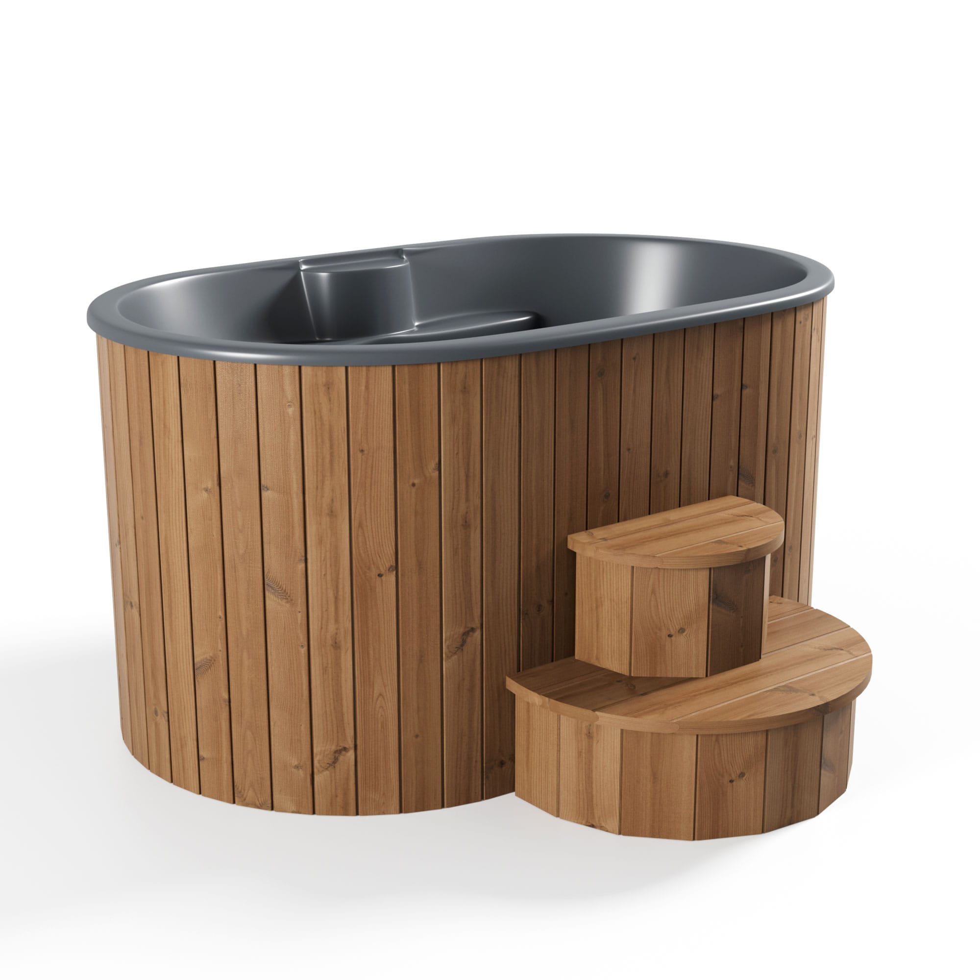 SaunaLife Model S2N Soak Series immersion tub, natural