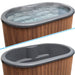 SaunaLife Model S2N Soak Series immersion tub, natural