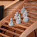 SaunaLife Stoney and Friends soapstone sauna gnomes, set of 6