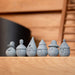 SaunaLife Stoney and Friends soapstone sauna gnomes, set of 6