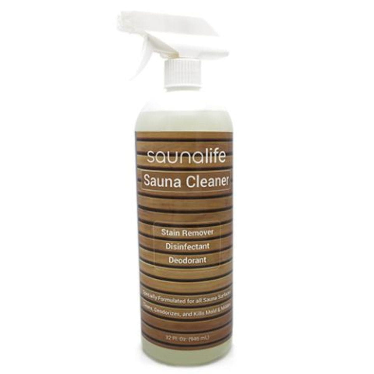 This powerful sauna cleaner and disinfectant will keep your sauna looking beautiful and smelling fresh