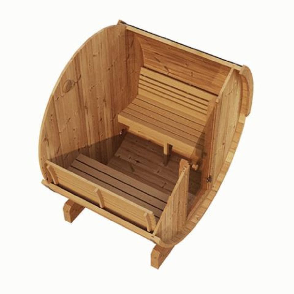 The most comfortable, durable, and attractive barrel sauna you can buy