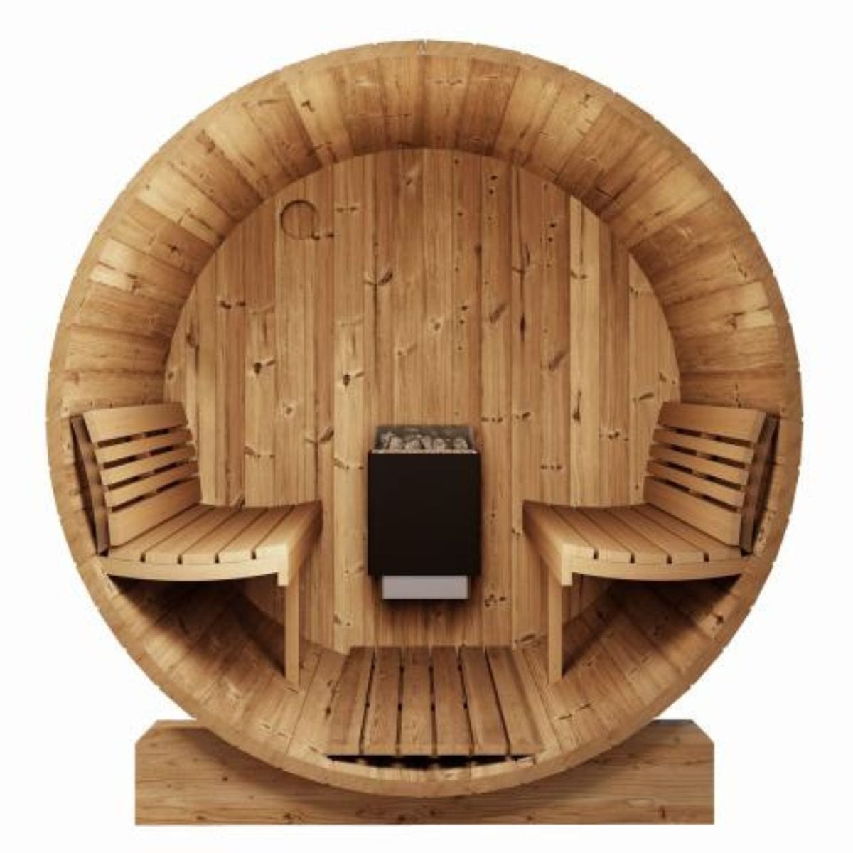 Bathing comfort cannot be overlooked when investing in an outdoor sauna barrel