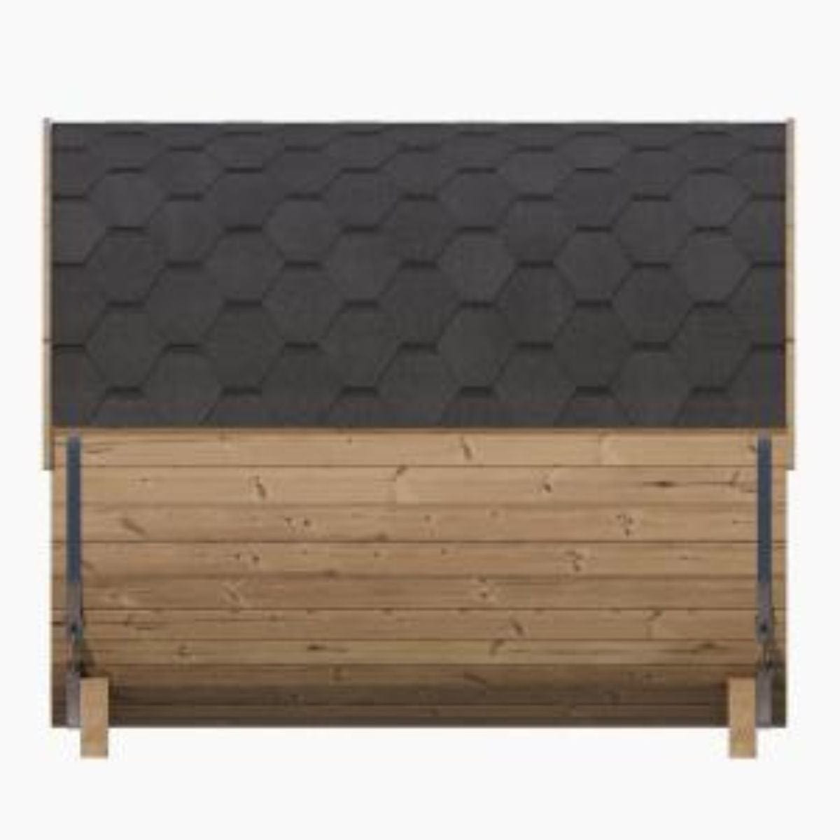 The natural light will open up the space to create an incredibly airy and relaxing sauna while providing amazing views of the outdoors