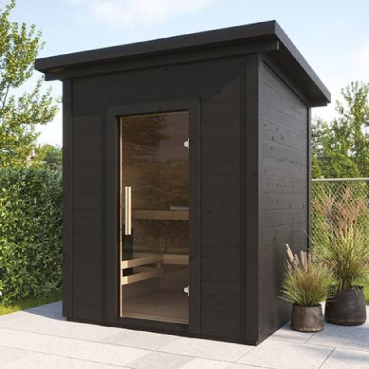 The Garden-Series Model G2 Outdoor Sauna from SaunaLife is a truly superior quality sauna at an unmatched value