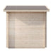 Side clear tempered glass window for the ideal nature sauna experience