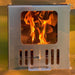 Wood-burning heater constructed of 304 stainless steel&nbsp;