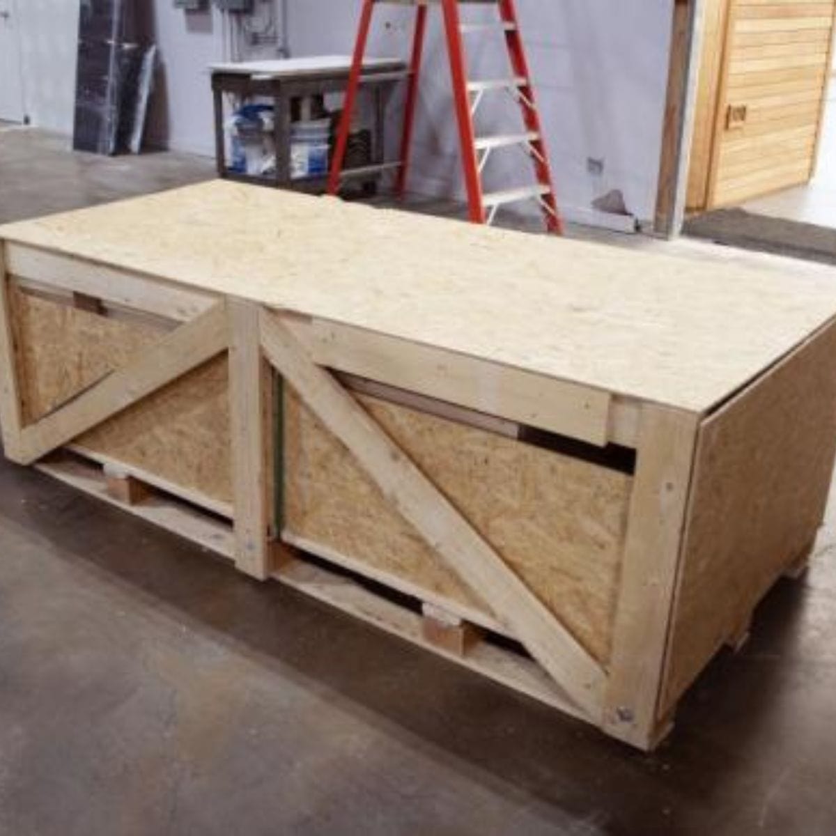 The full-glass front is sectional to allow for an exacting fit