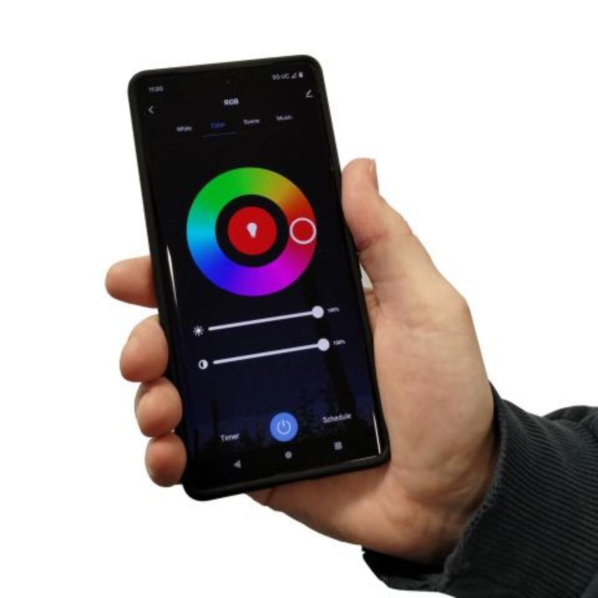 X6 MOOD lighting is controlled using an app-based Wi-Fi control