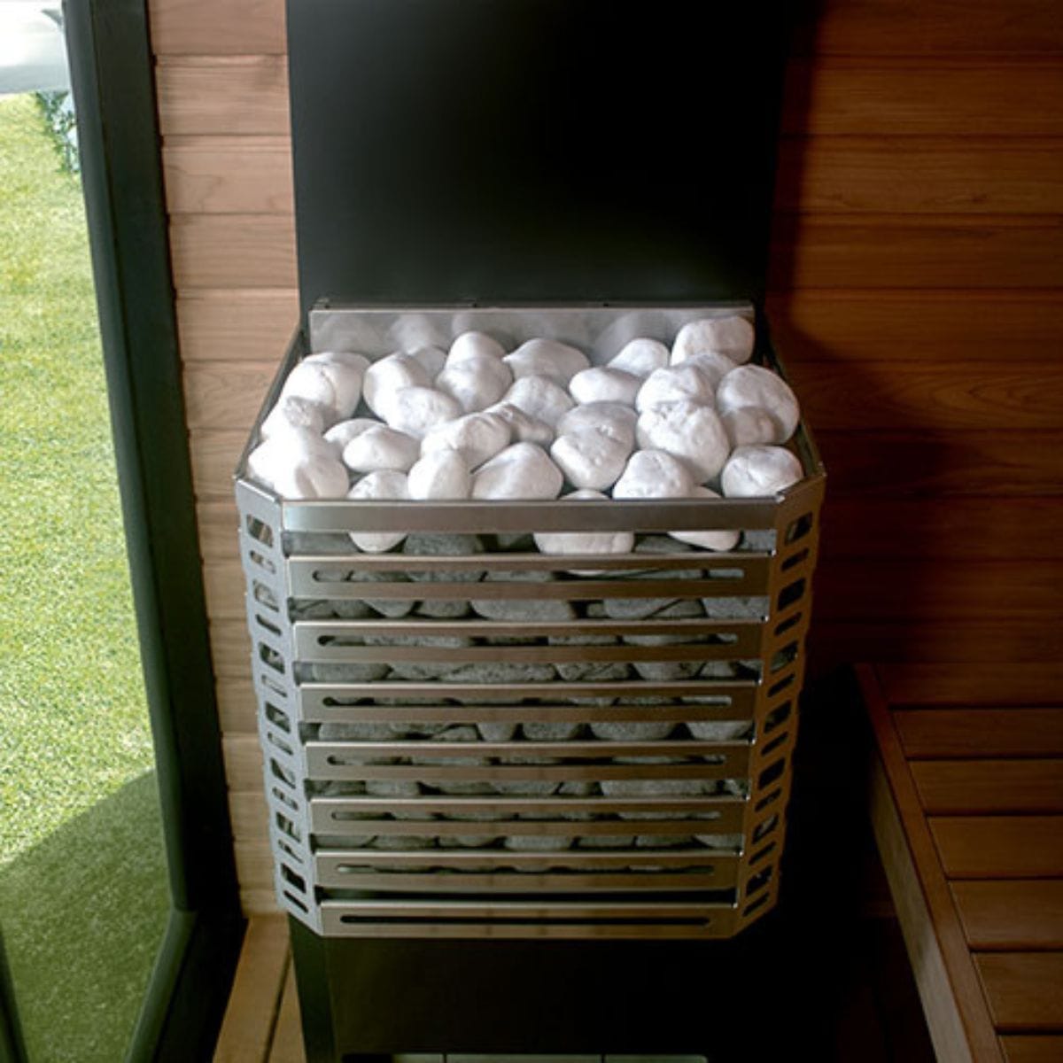 Stones are the heart of a Nordic sauna