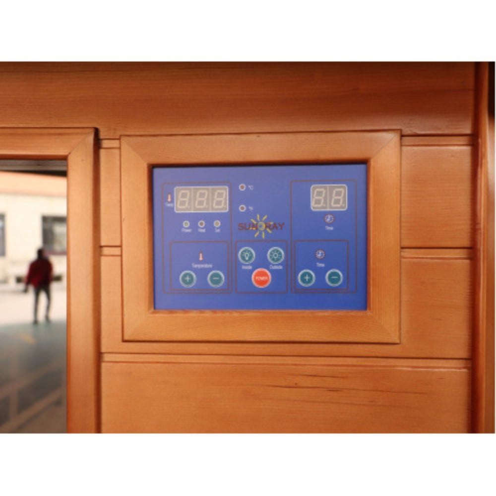 Sunray Bristol Bay 4-Person Indoor Infrared Corner Cedar Sauna