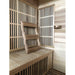 Sunray Roslyn 4 Person Cedar Sauna w/Carbon Heaters/Side Bench Seating