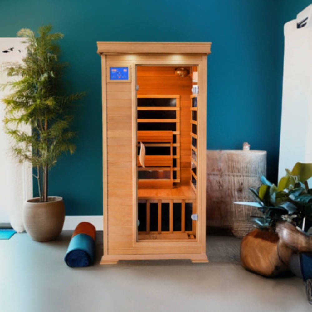 Sunray Sedona 1-2 Person Indoor Infrared Sauna — Modern Sauna Spa