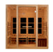 Golden Designs Catalonia 8-Person Full Spectrum PureTech™ Near Zero EMF FAR Infrared Sauna (2026), right angle