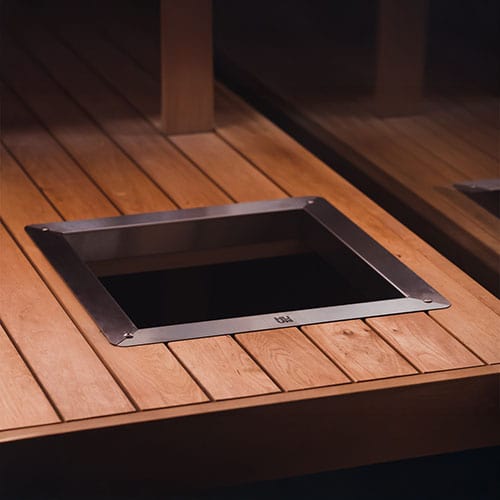 HUUM Embedding Flange for CLIFF/STEEL Series Sauna Heaters